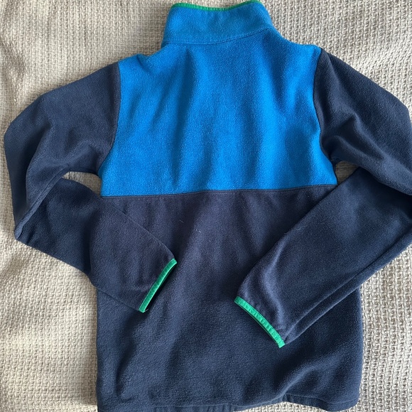 Columbia Back Bowl Full-Zip Fleece Boys Collegiate/Bright Indigo/Green XL(16) - Picture 5 of 6